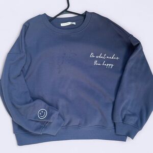 Altar'd State Lavender “do what makes you happy” crew neck